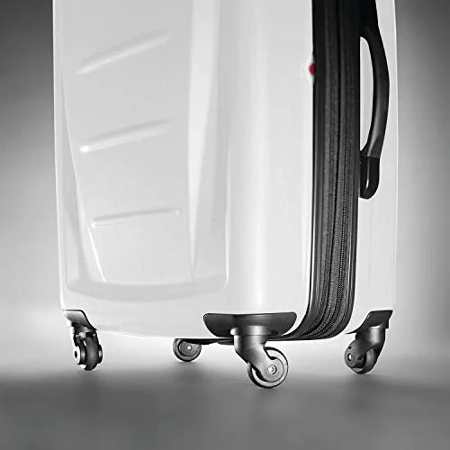 Samsonite Winfield 2 Hardside Expandable Luggage with Spinner Wheels, Brushed White, 3-Piece Set (20/24/28)