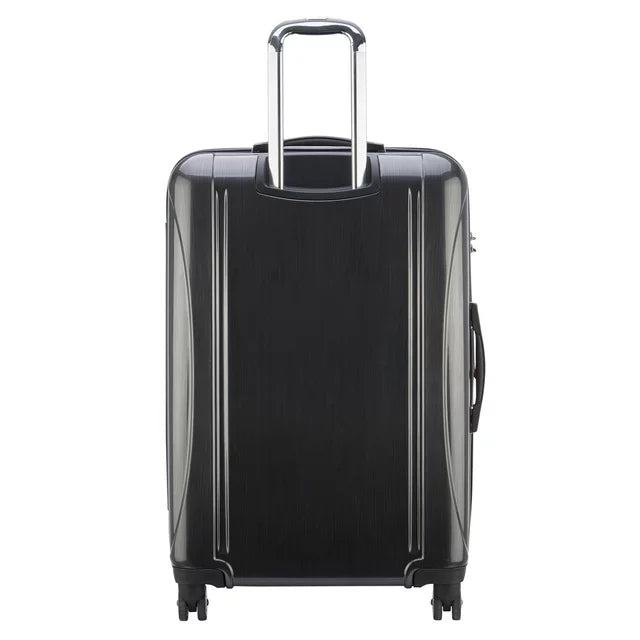 DELSEY PARIS Helium Aero 3-Piece Hardside Expandable Spinner Luggage Set includes 19" International Carry-On, 25" & 29" Checked, Brushed Metal