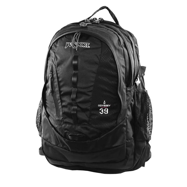 Jansport Odyssey 39L Laptop Hydration Day Pack Backpack-Black