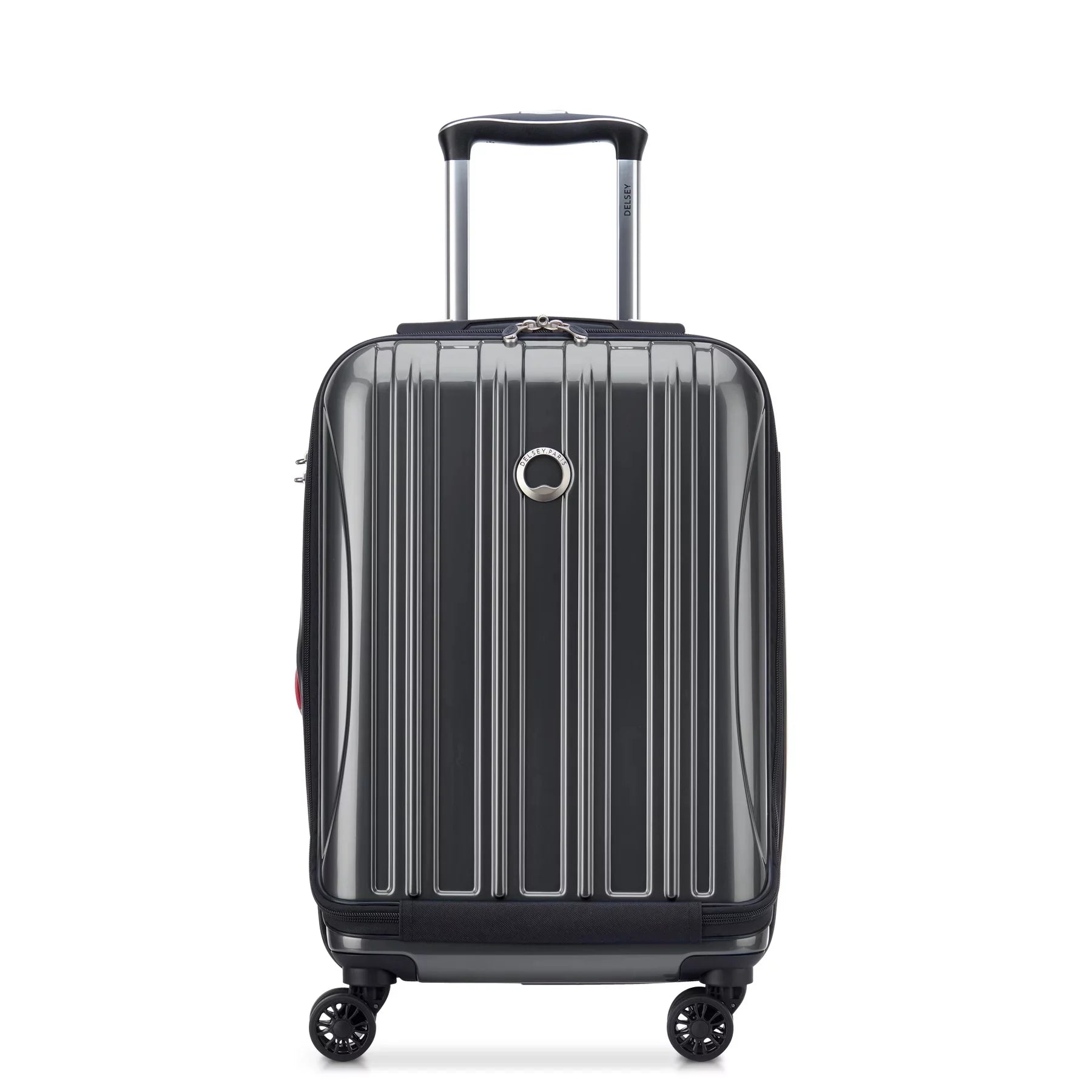 DELSEY PARIS Helium Aero 3-Piece Hardside Expandable Spinner Luggage Set includes 19" International Carry-On, 25" & 29" Checked, Brushed Metal