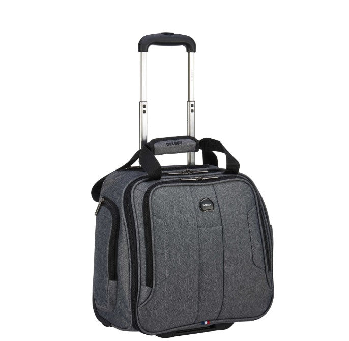 DELSEY PARIS Depart 2.0 Softside Underseat Luggage in Heather Grey